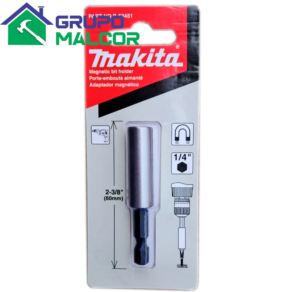 Adaptador Magnetico 1/4" Makita