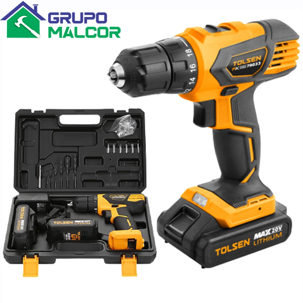 Taladro Atornillador Inalmbrico  79033 20V Tolsen
