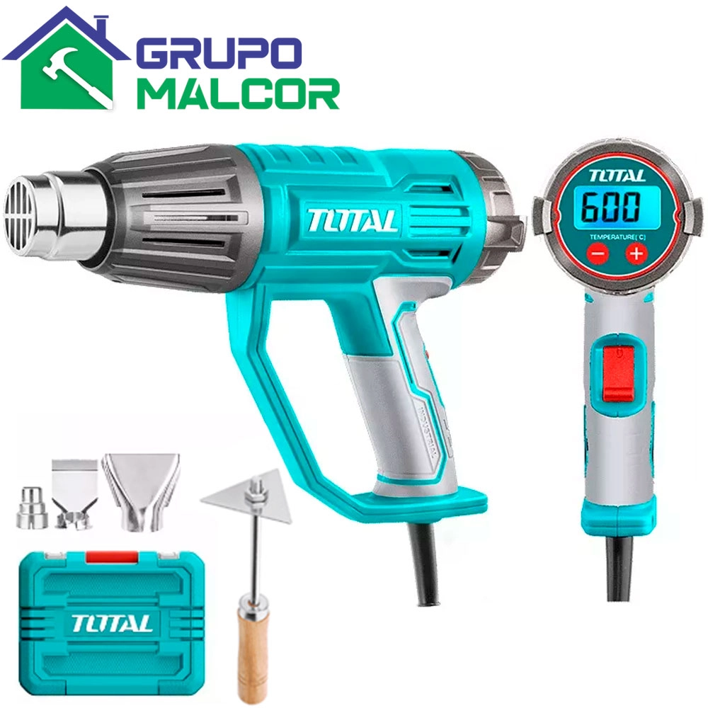 Pistola de Calor Digital LCD TOTAL