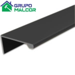 Perfil Jalador Slim Gota Negro 6mts