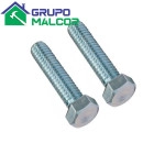 Pernos C/Hexagonal zinc. 1/4"