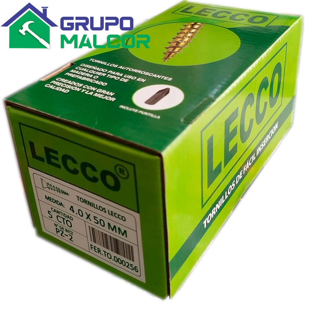 Tornillo Dentado 4.0x50mm LECCO