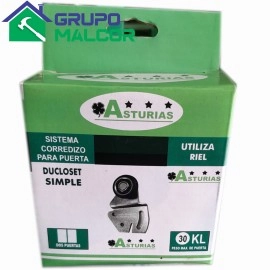 Sistema Corredizo Ducloset Doble Asturias