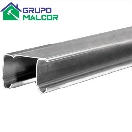 Riel U20 Galvanizado. 3 Metros
