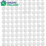 Tapatornillo Adhesivo White Chic